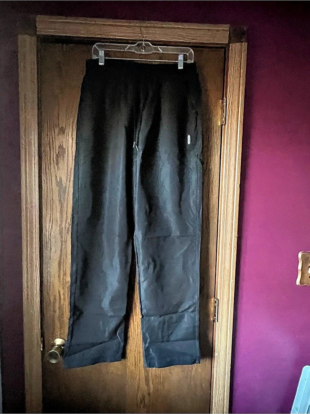 Black Track Pants Size Large C33, size Large
